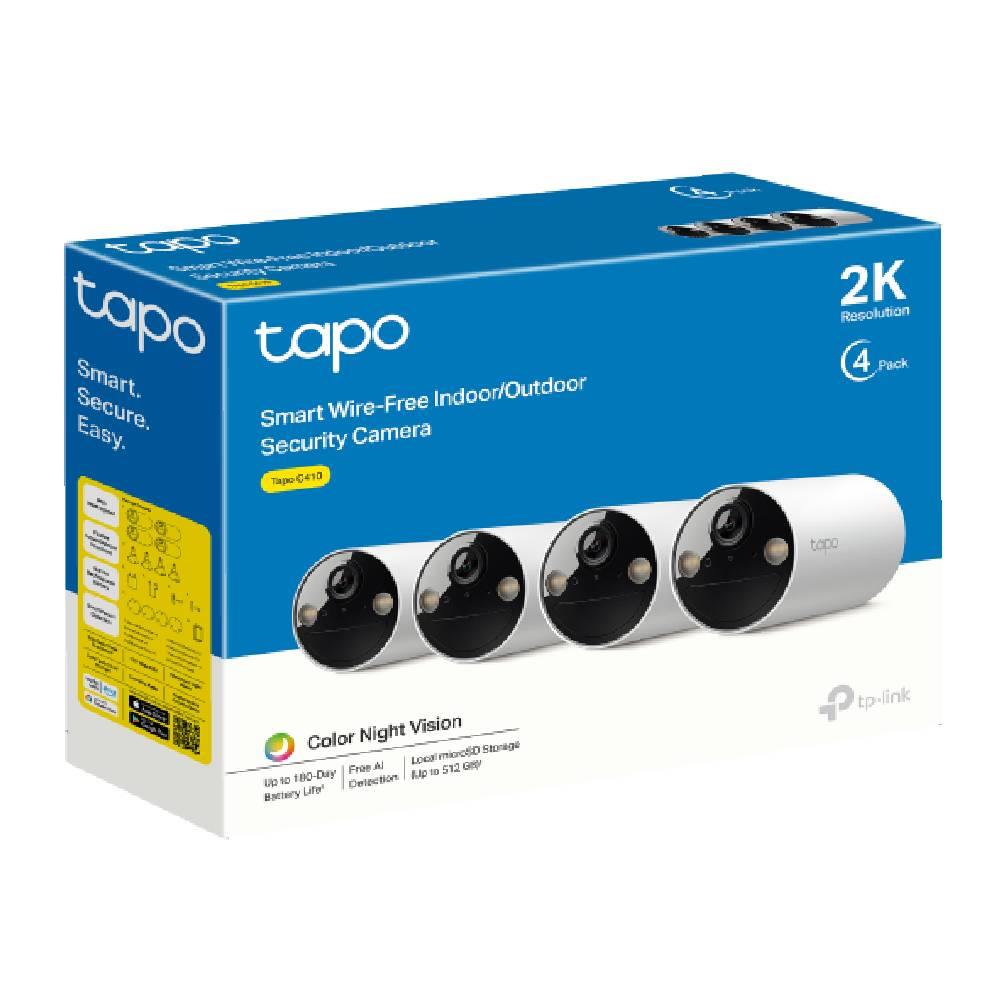 TP-LINK Tapo C410 Akıllı Kablosuz 2K Güvenlik Kamerası Sistemi (2'li)