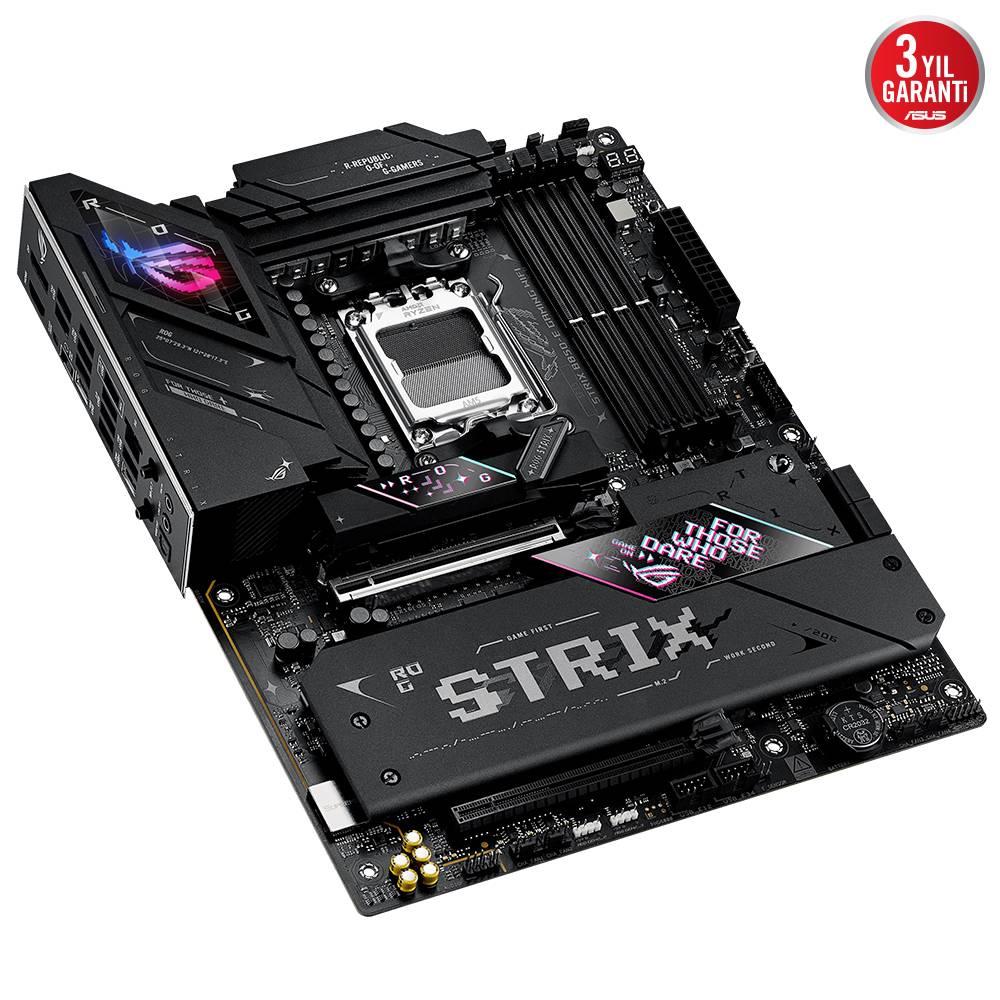 ASUS ROG STRIX B850-E GAMING WIFI 8000MHz OC DDR5 Soket AM5 M.2 USB4 HDMI DP ATX Anakart