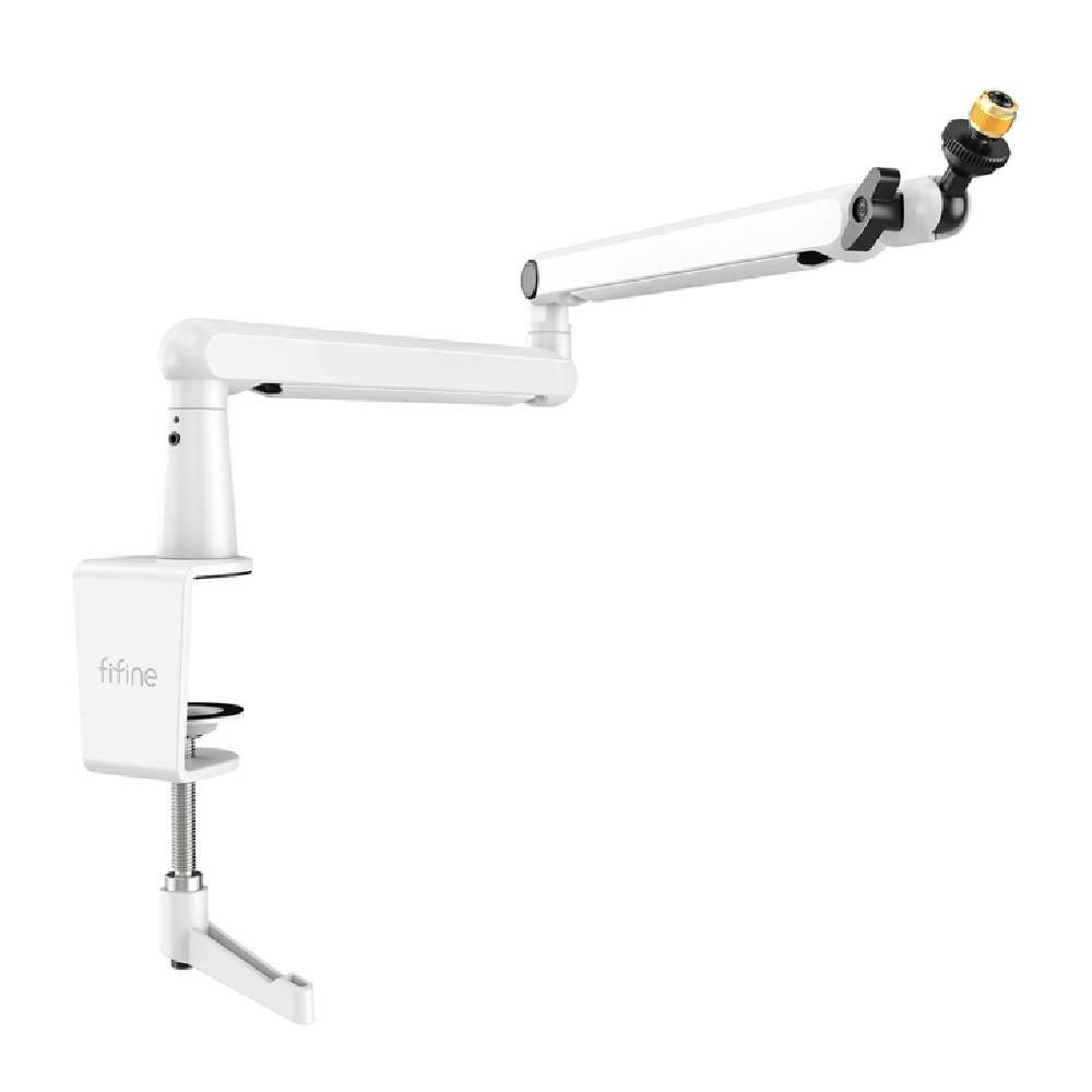 Fifine BM88 Düşük Profil Beyaz Mikrofon Standı