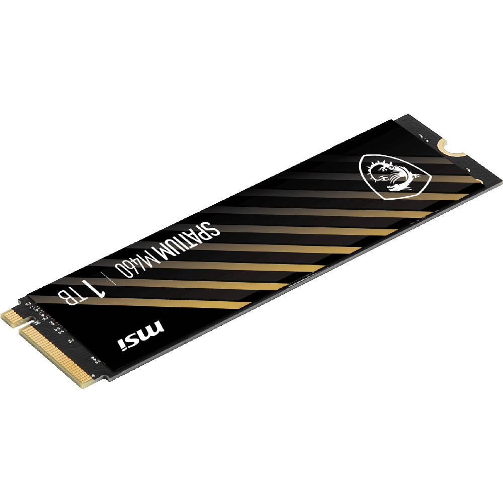 MSI 1TB SPATIUM M460 Gen4 M.2 2280 SSD 5000MB Okuma / 4500MB Yazma