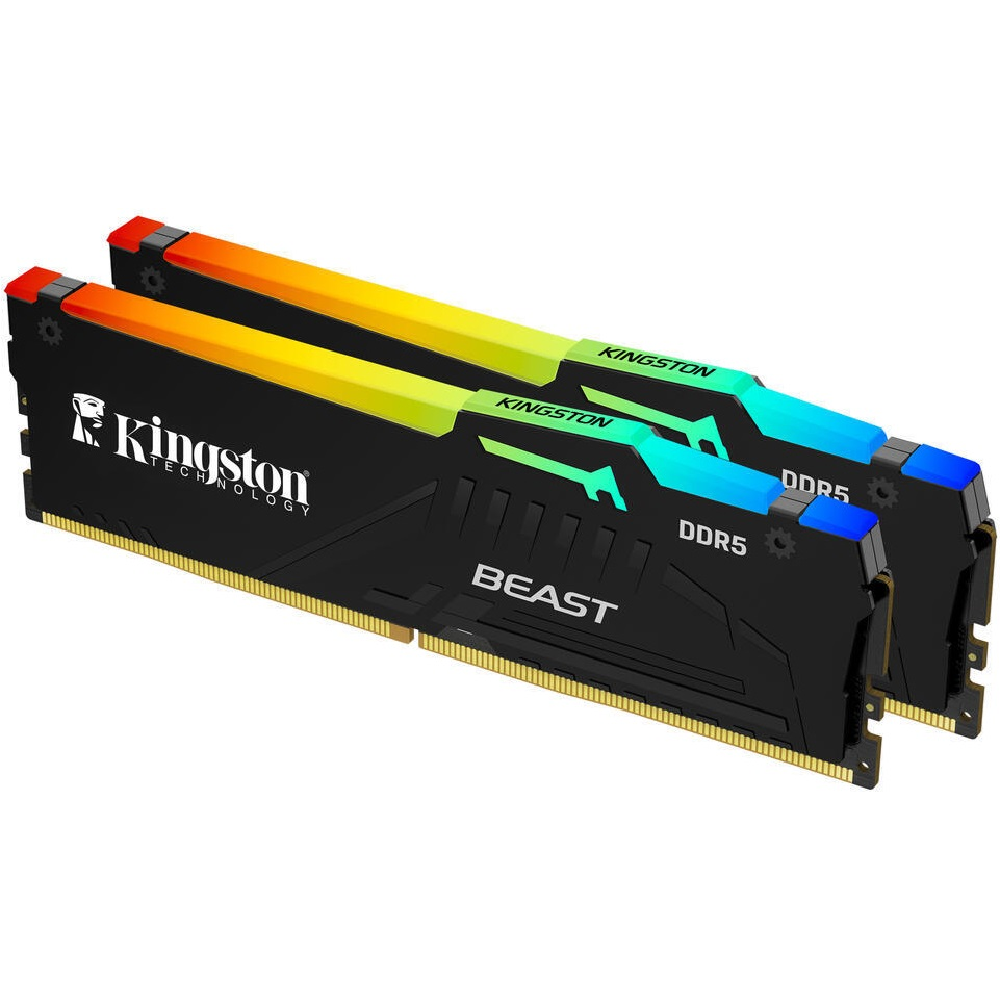 Kingston 32GB(2x16) Beast RGB EXPO 6400MHz CL32 DDR5 Dual Kit Ram