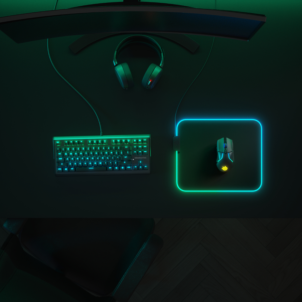 SteelSeries QcK Prism Cloth M Gaming Mouse Pad