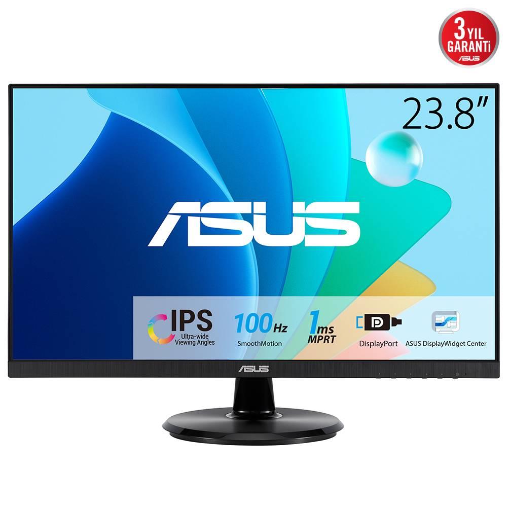 ASUS VA24DQFR 23.8" 100Hz 1ms HDMI DP VGA AdaptiveSync FHD IPS Monitör