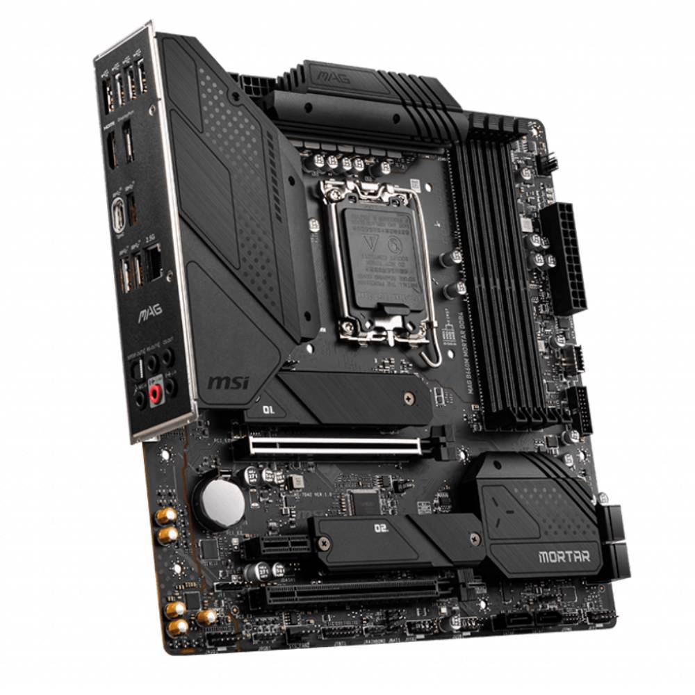 MSI MAG B660M MORTAR 4800MHz(OC) DDR4 Soket 1700 M.2 HDMI DP mATX Anakart