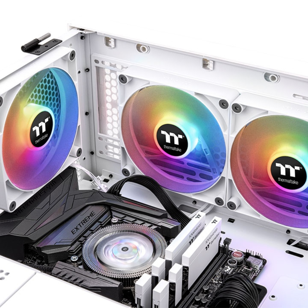 Thermaltake CT120 120mm ARGB Sync Beyaz Kasa Fanı (2-Fan Pack)