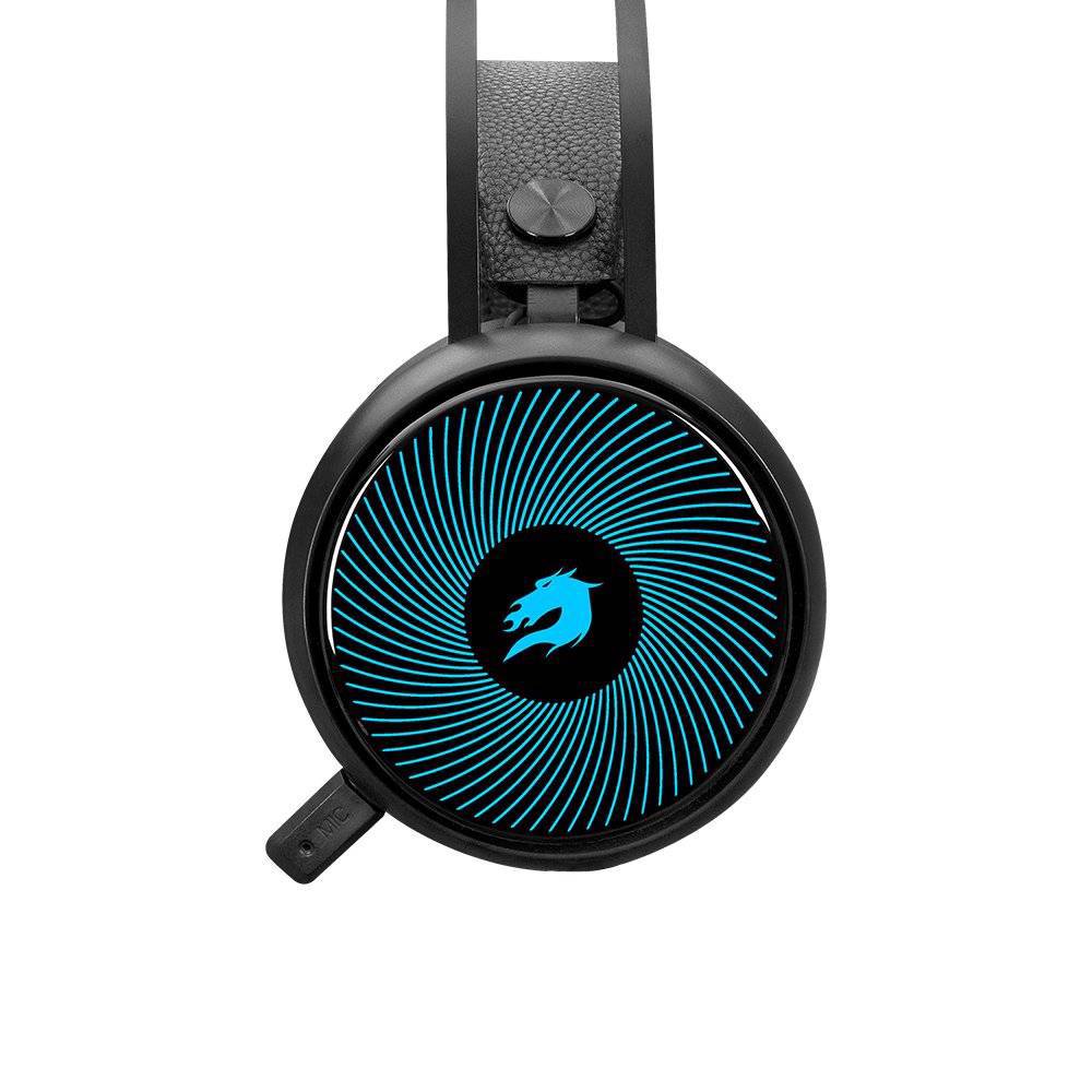 GameBooster H12 Rebel 7 RGB 7.1 Surround Siyah Gaming Kulaklık