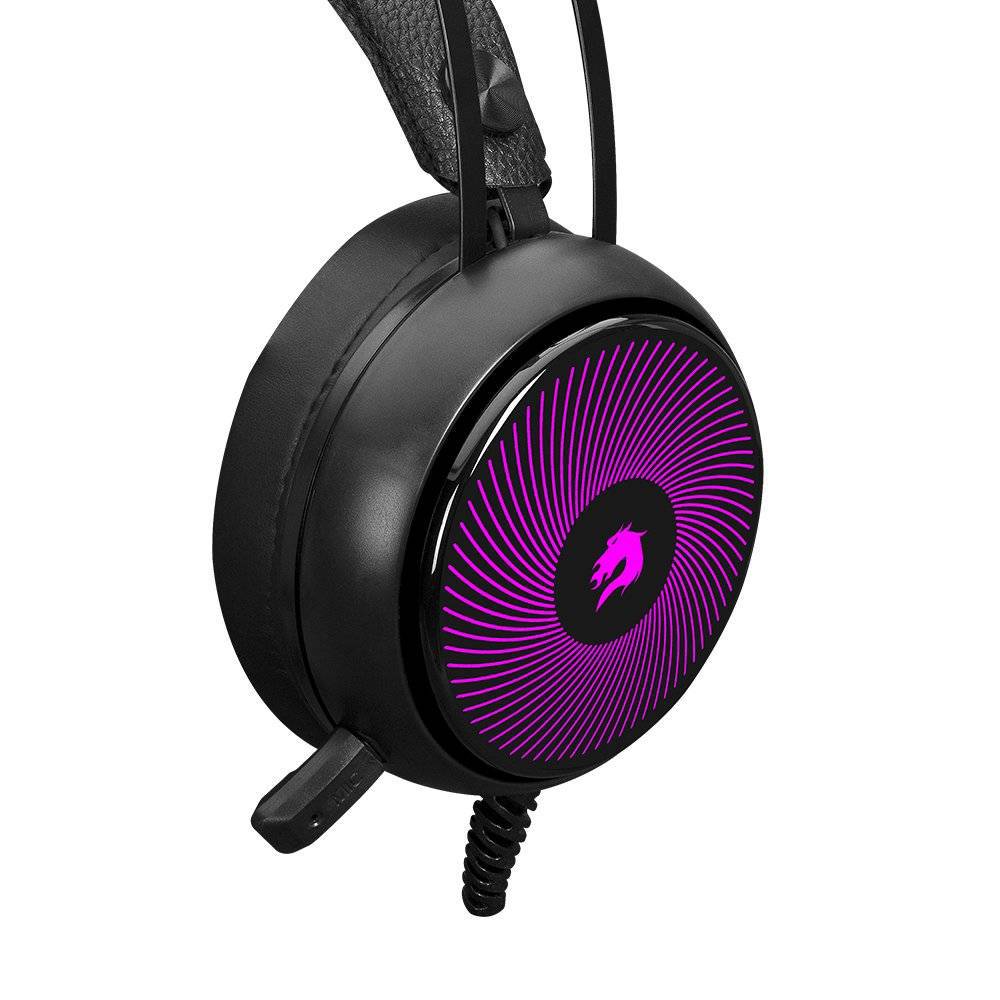 GameBooster H12 Rebel 7 RGB 7.1 Surround Siyah Gaming Kulaklık