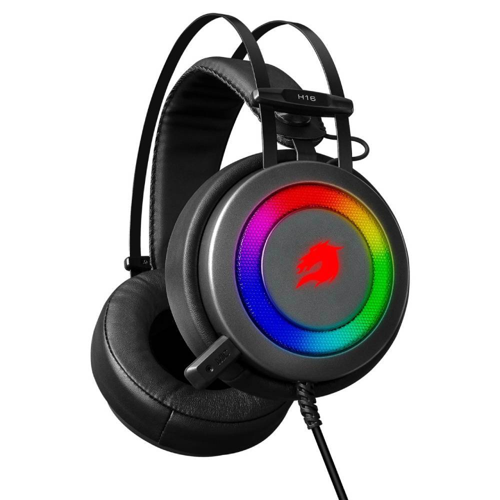 GameBooster H16 Storm 7.1 Surround Gri Gaming Kulaklık