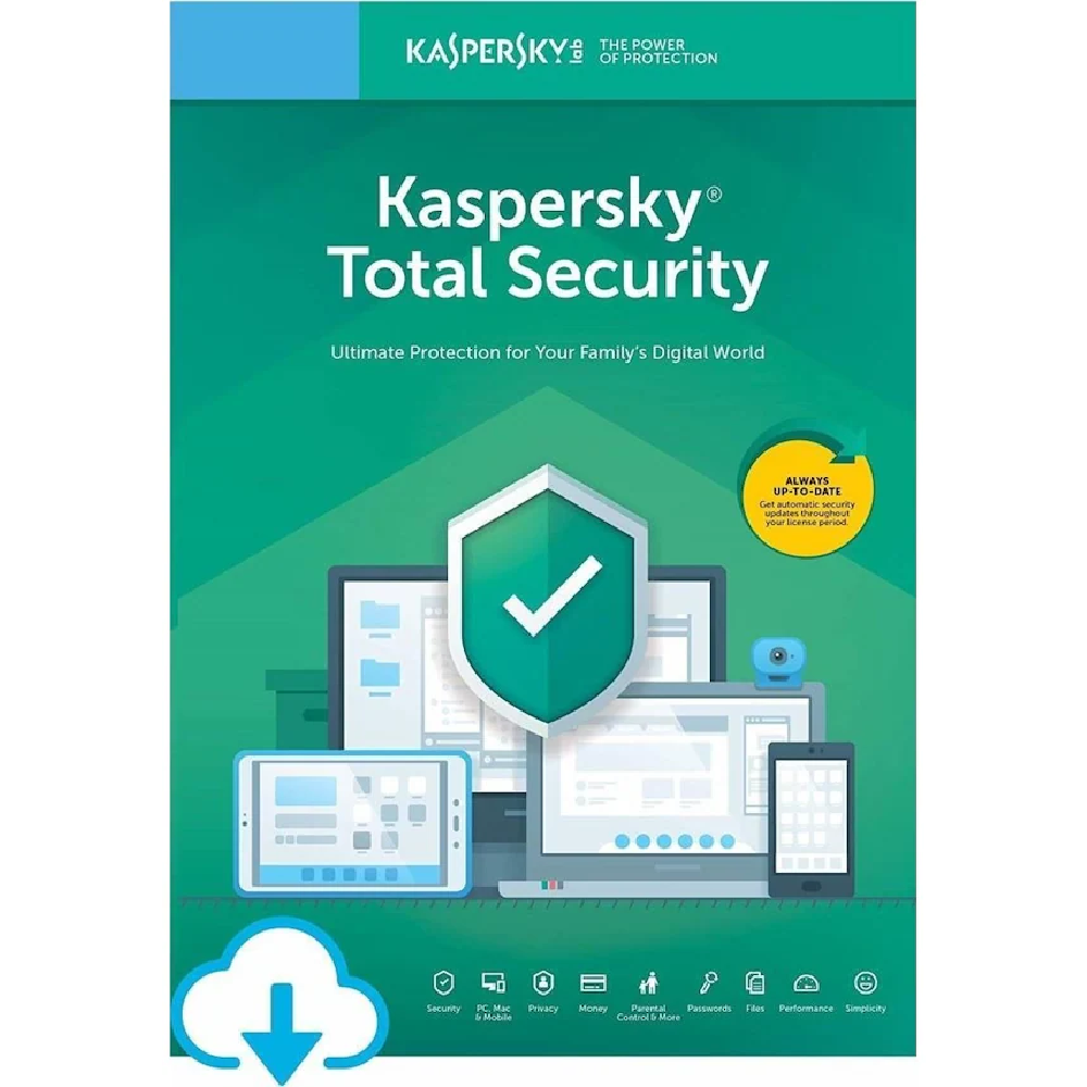 Kaspersky Total Security 1 Kullanıcı 1 Yıl