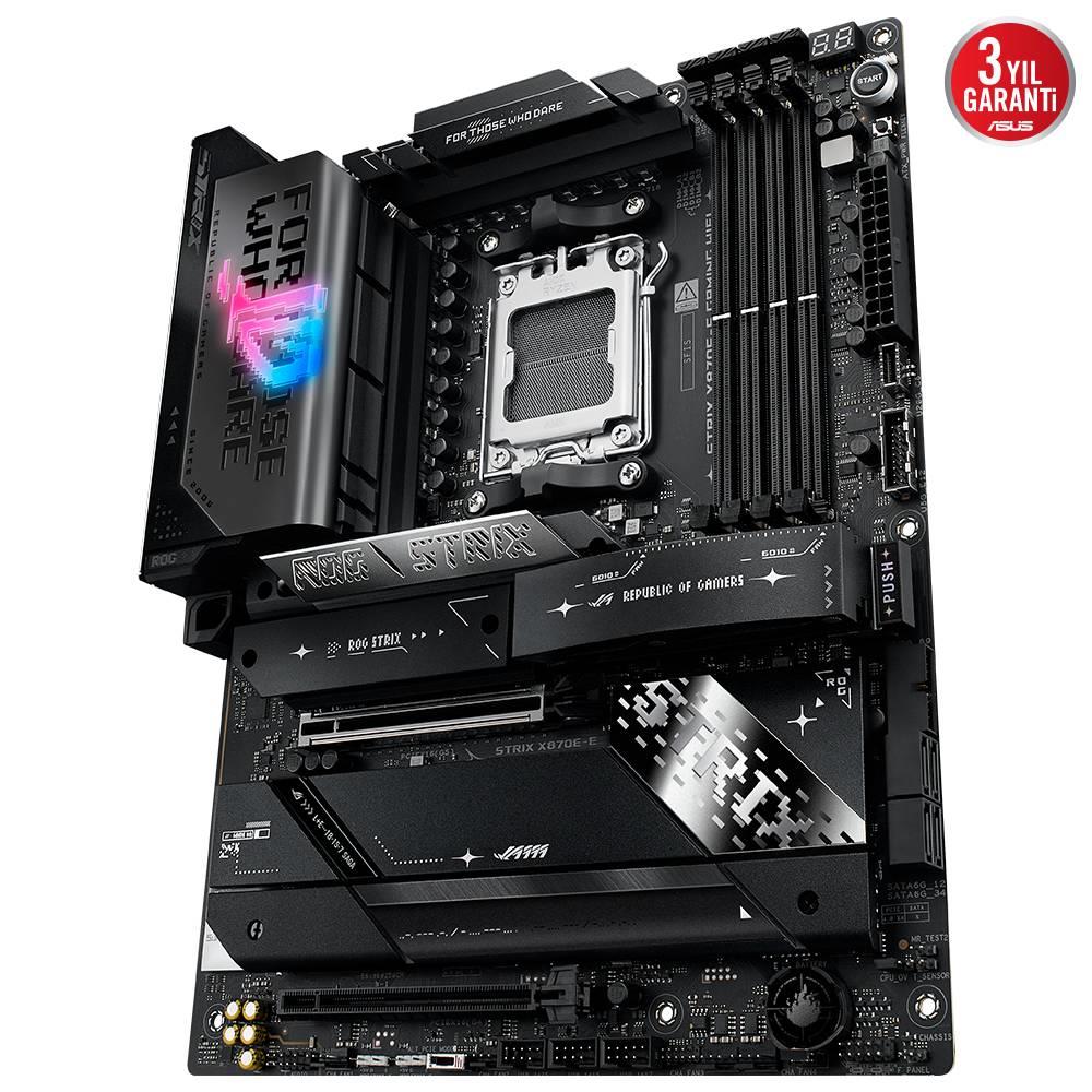 ASUS ROG STRIX X870E-E GAMING WIFI 8000MHz OC DDR5 Soket AM5 M.2 HDMI DP ATX Anakart