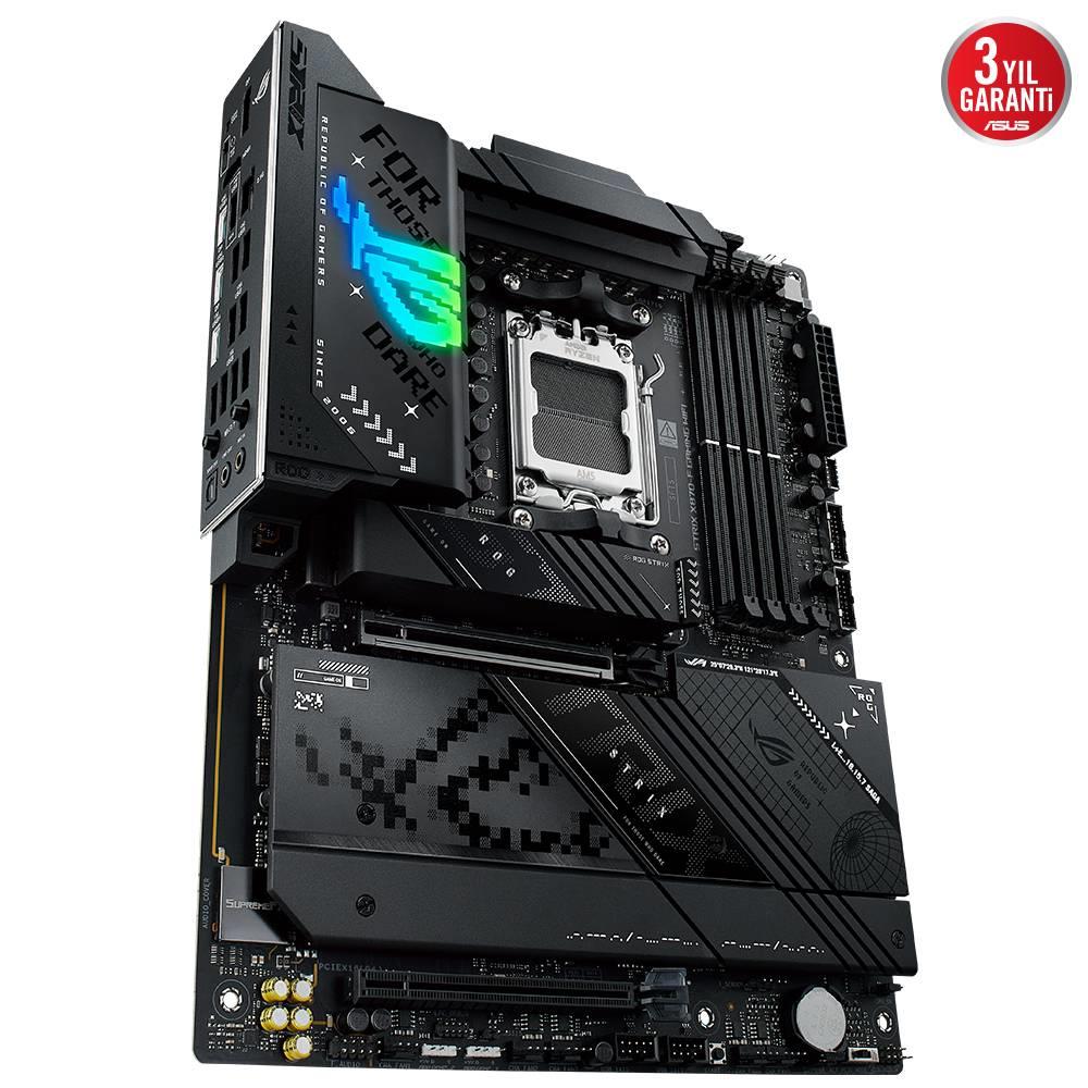 ASUS ROG STRIX X870-F GAMING WIFI 8000MHz OC DDR5 Soket AM5 M.2 HDMI DP ATX Anakart