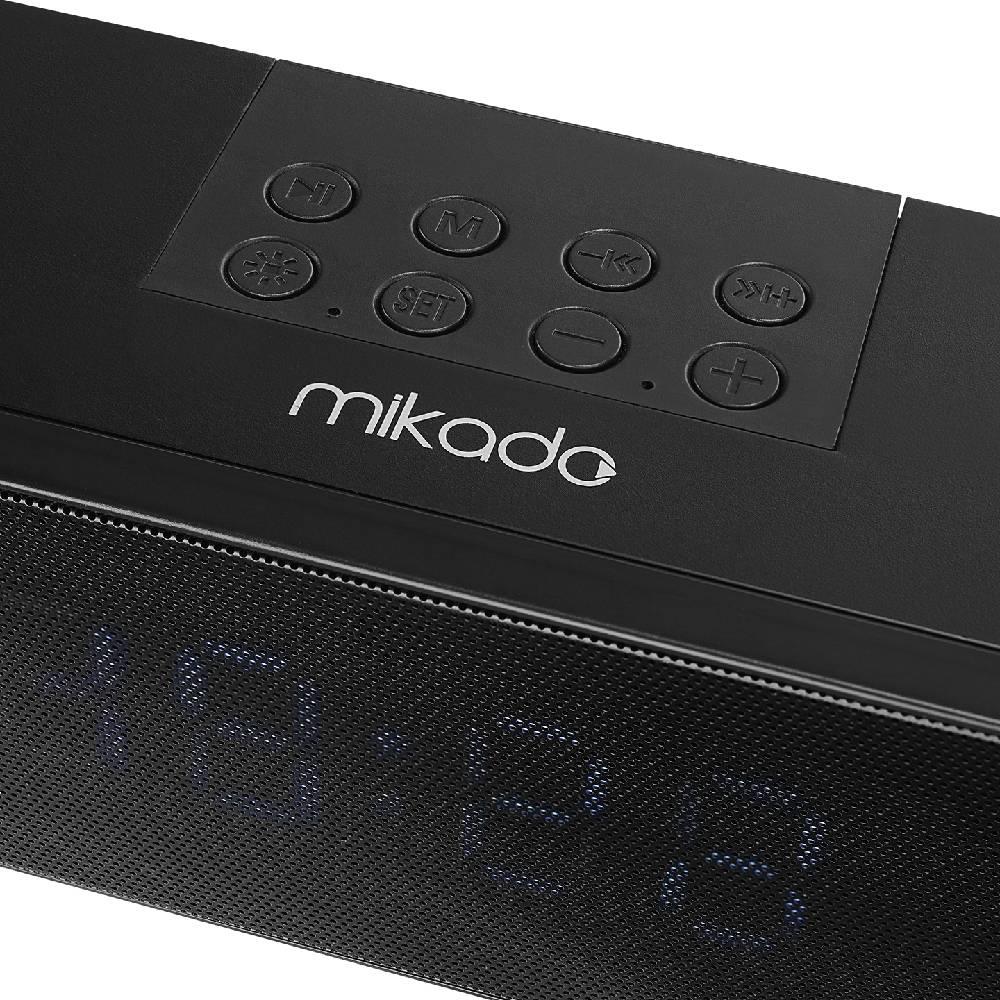 Mikado MD-SBT27 10W Siyah TF Card Type-C USB RGB Soundbar Speaker