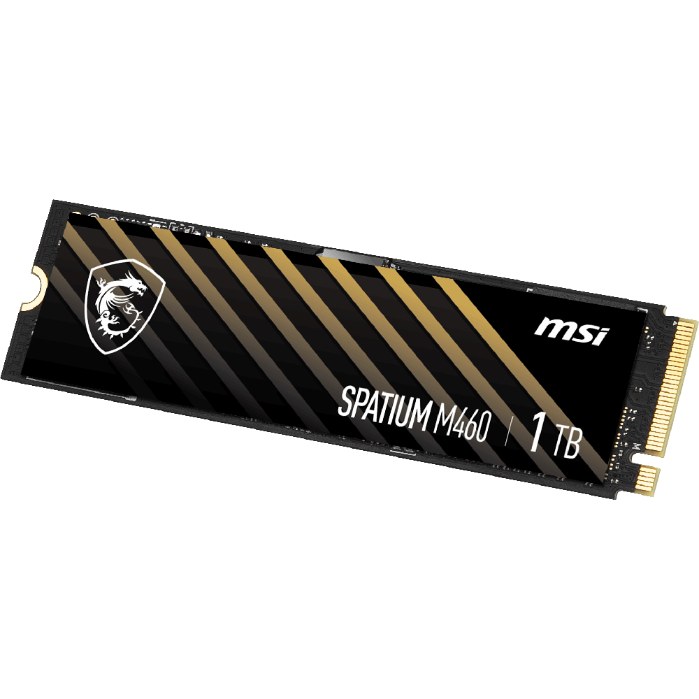 MSI 1TB SPATIUM M460 Gen4 M.2 2280 SSD 5000MB Okuma / 4500MB Yazma