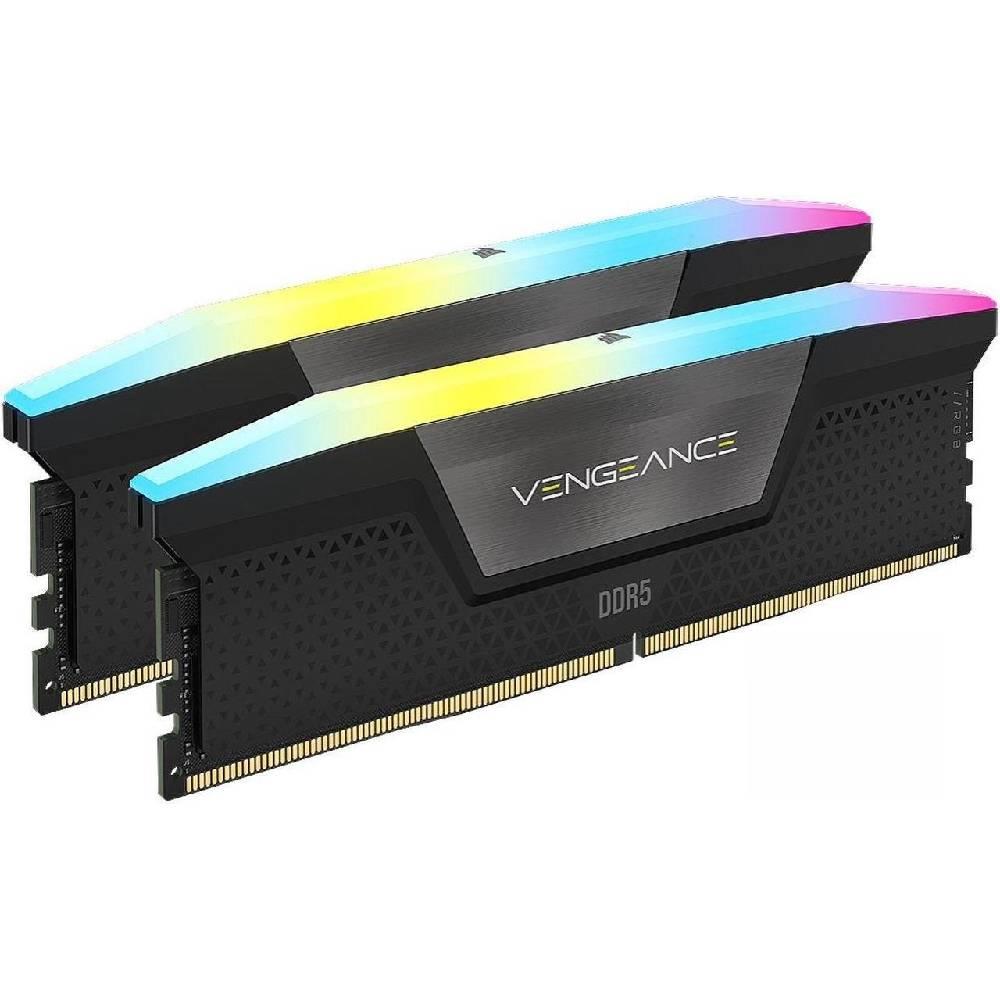 CORSAIR 32GB (2x16GB) Vengeance RGB 6400MHz CL32 DDR5 EXPO/XMP