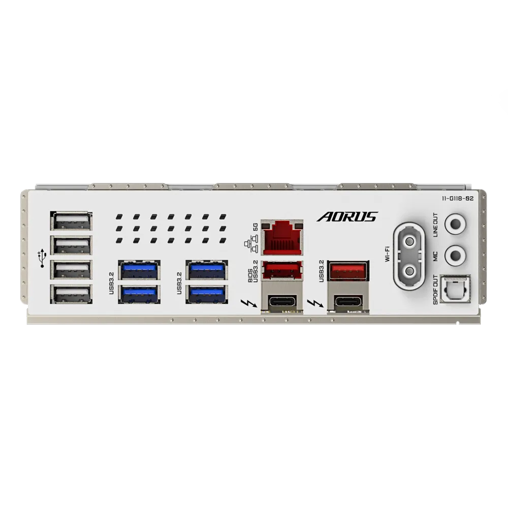 GIGABYTE Z890 AORUS PRO ICE 9500MHz OC Wi-Fi 7 DDR5 Soket 1851 M.2 HDMI Thunderbolt 4 ATX Anakart