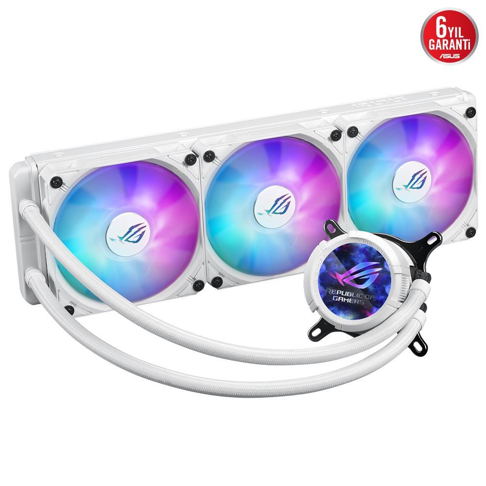 ASUS ROG STRIX LC III 360 ARGB LCD 360mm Beyaz İşlemci Sıvı Soğutucu