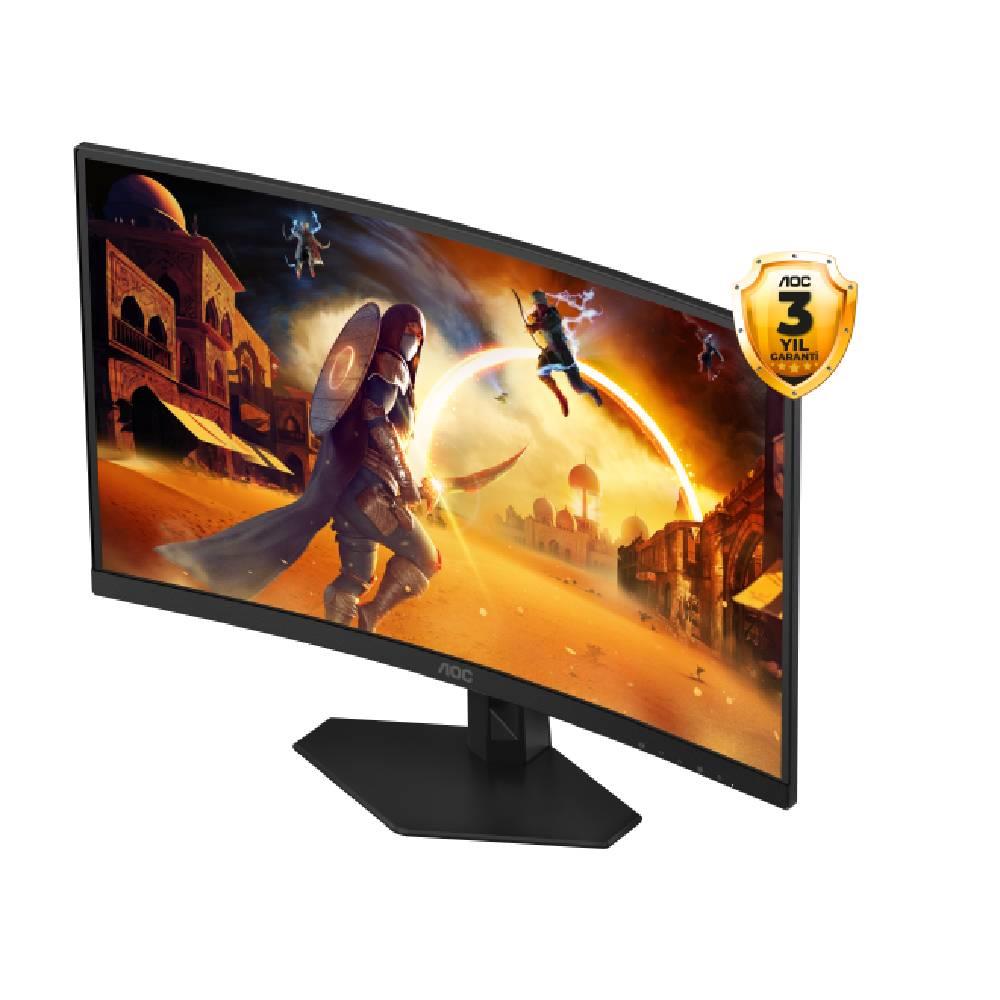 AOC C27G4ZXE 27" 280Hz 0.3ms HDMI DP AdaptiveSync FHD Fast VA Curved Gaming Monitör