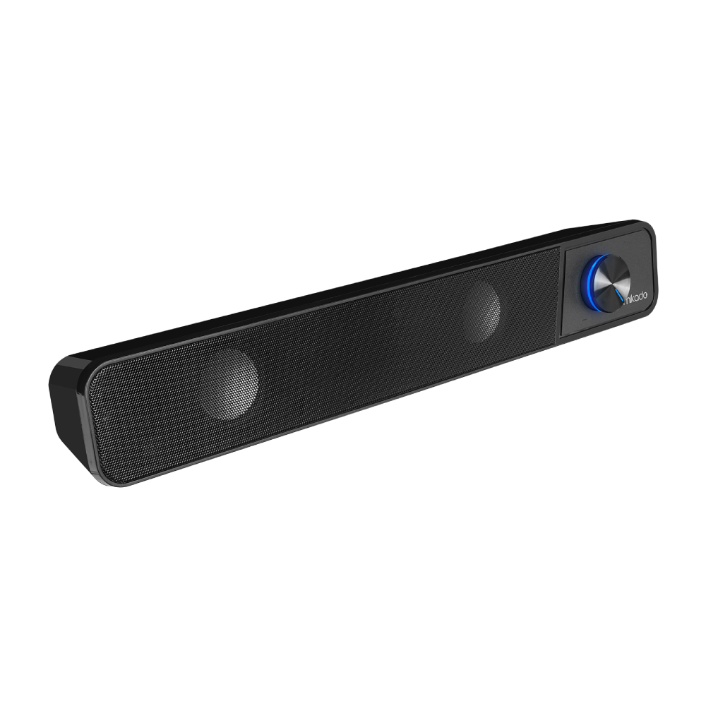 MIKADO MD-69S Siyah 3W*2 Led Işıklı Multimedia Soundbar Speaker