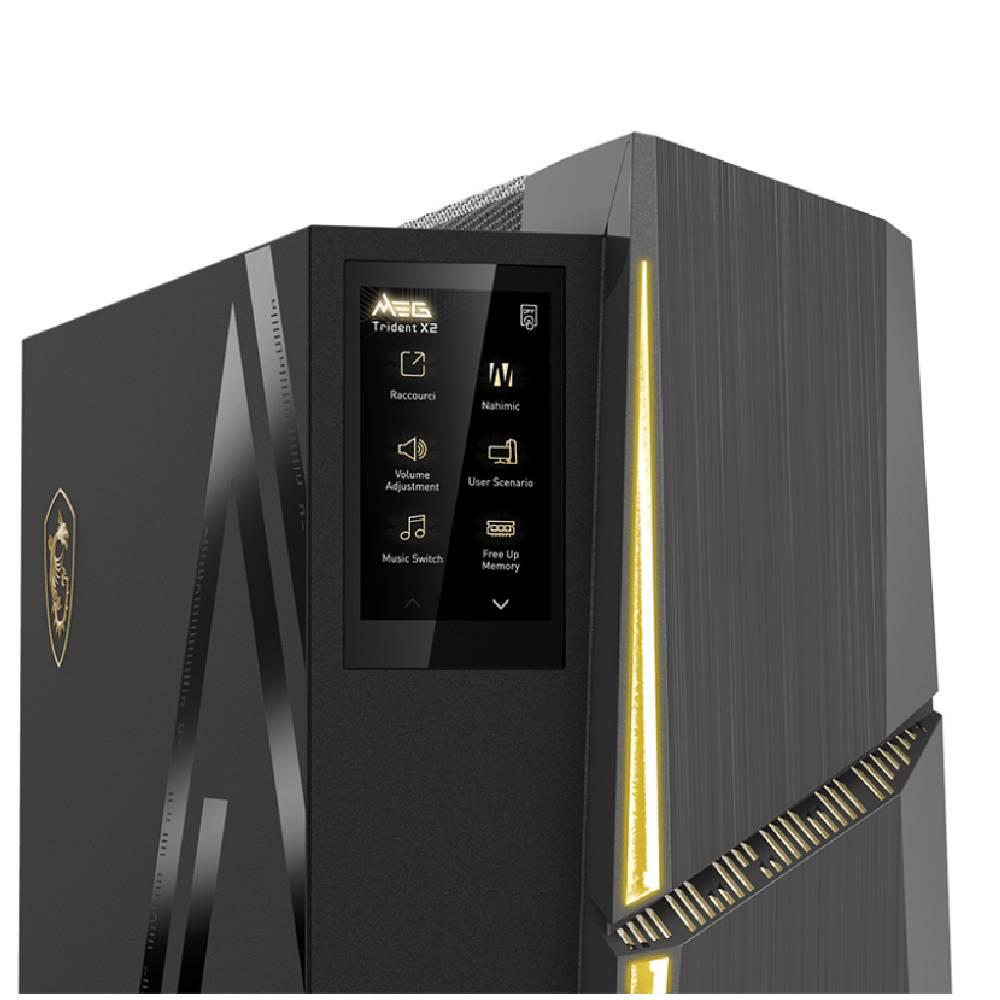 MSI MEG TRIDENT X2 14NUF7-458EU I7-14700KF 32GB DDR5 2TB SSD RTX4070 Ti SUPER VENTUS 3X 16G GDDR6X W11 Siyah Gaming Pc