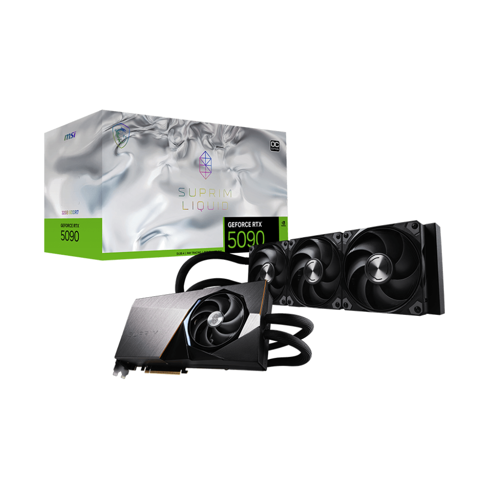 MSI GeForce RTX 5090 32G SUPRIM LIQUID OC 32GB GDDR7 DLSS 4 512 Bit Ekran Kartı görsel 1