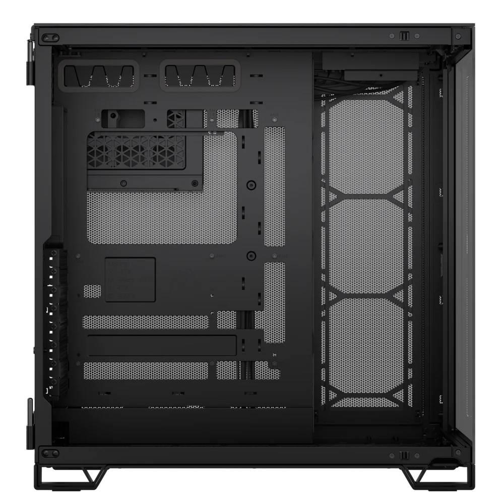 CORSAIR 6500X Tempered Glass Dual Chamber USB 3.2 Type-C Siyah/Obsidyen Alüminyum Mid Tower ATX Kasa