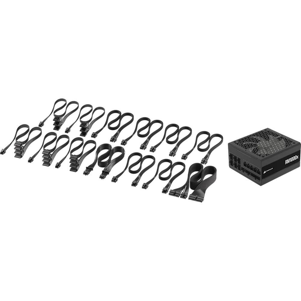 CORSAIR RM1000x 1000W 80+ Gold 140mm ATX 3.1 Full Modüler Fanlı Siyah PSU