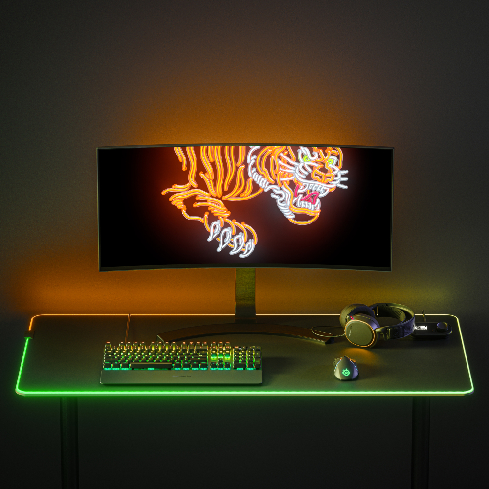SteelSeries QcK Prism Cloth 3XL Gaming Mouse Pad