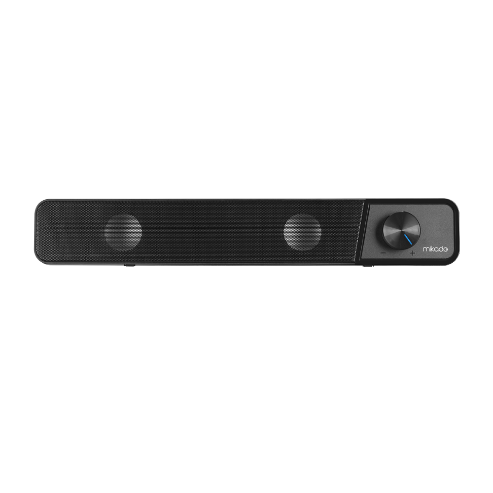 MIKADO MD-69S Siyah 3W*2 Led Işıklı Multimedia Soundbar Speaker