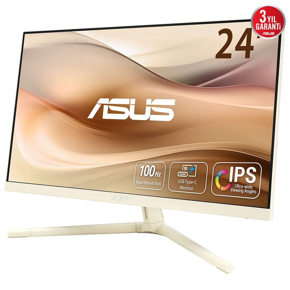 ASUS VU249CFE-M 23.8" 100Hz 1ms HDMI DP USB 3.2 USB-C FHD IPS Monitör