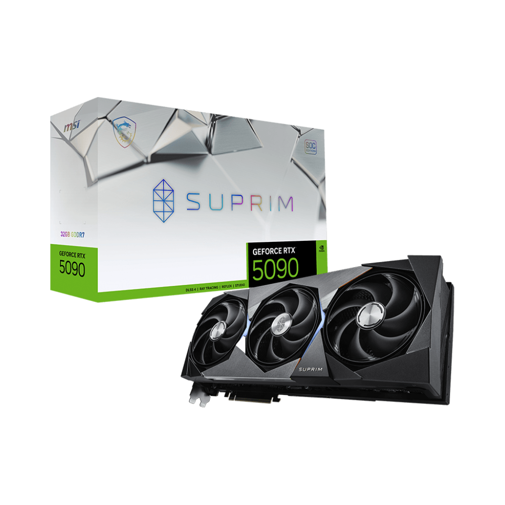 MSI GeForce RTX 5090 32G SUPRIM SOC 32GB GDDR7 DLSS 4 512 Bit Ekran Kartı görsel 1