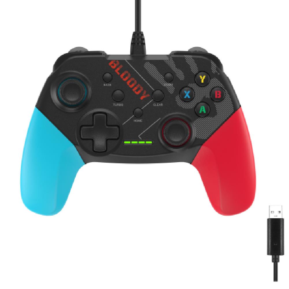 A4Tech Bloody GP30 Mavi Kablolu PC Gamepad