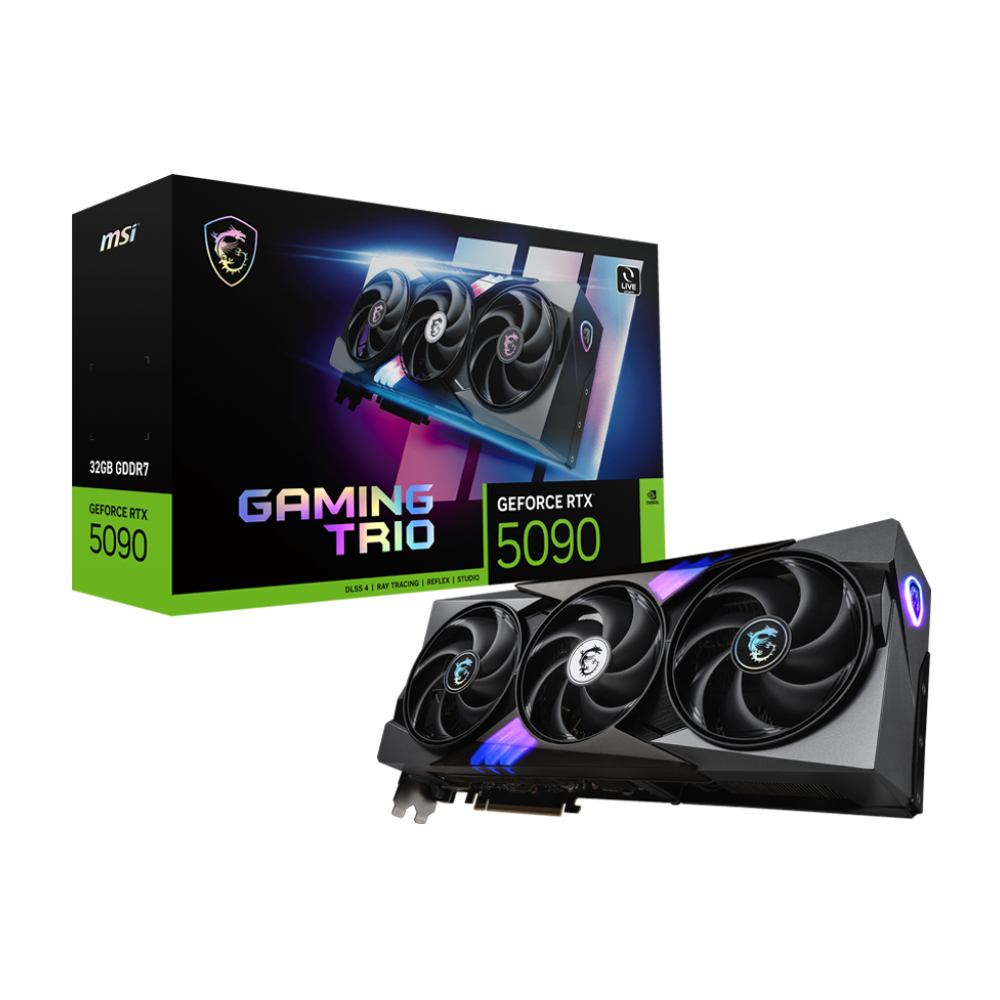 MSI GeForce RTX 5090 32G GAMING TRIO 32GB GDDR7 DLSS 4 512 Bit Ekran Kartı
