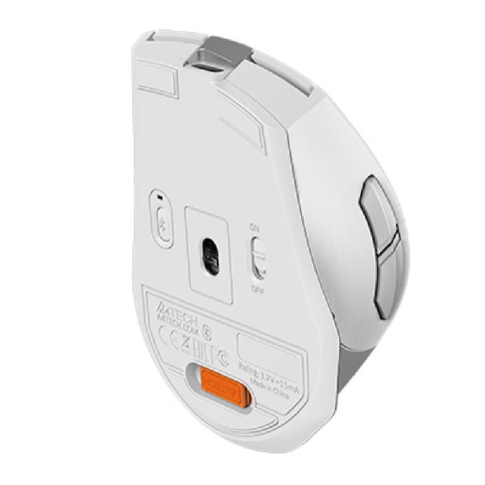 A4 Tech Fstyler FB35C Beyaz Bluetooth / Nano Optik Şarjlı Kablosuz Mouse