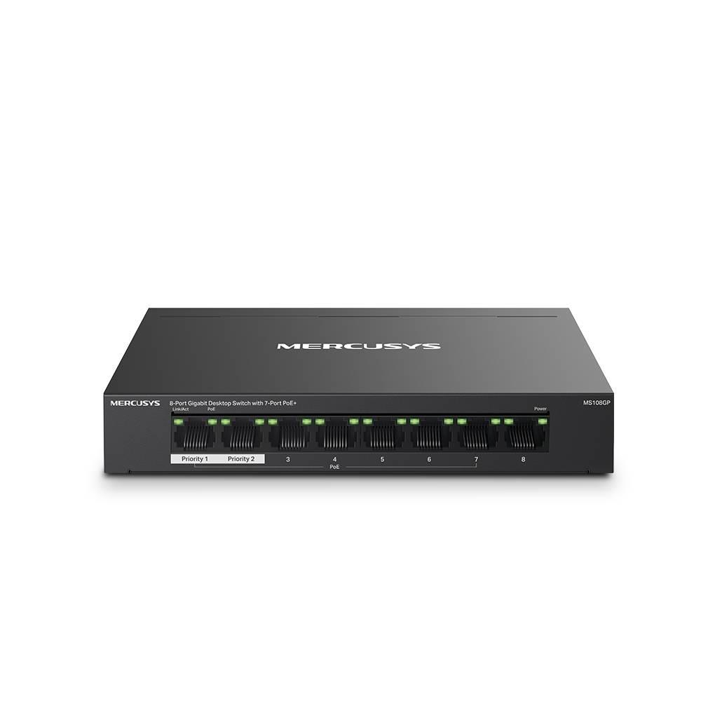 Mercusys MS108GP 8-Port 10/100/1000 Mbps Masaüstü Switch