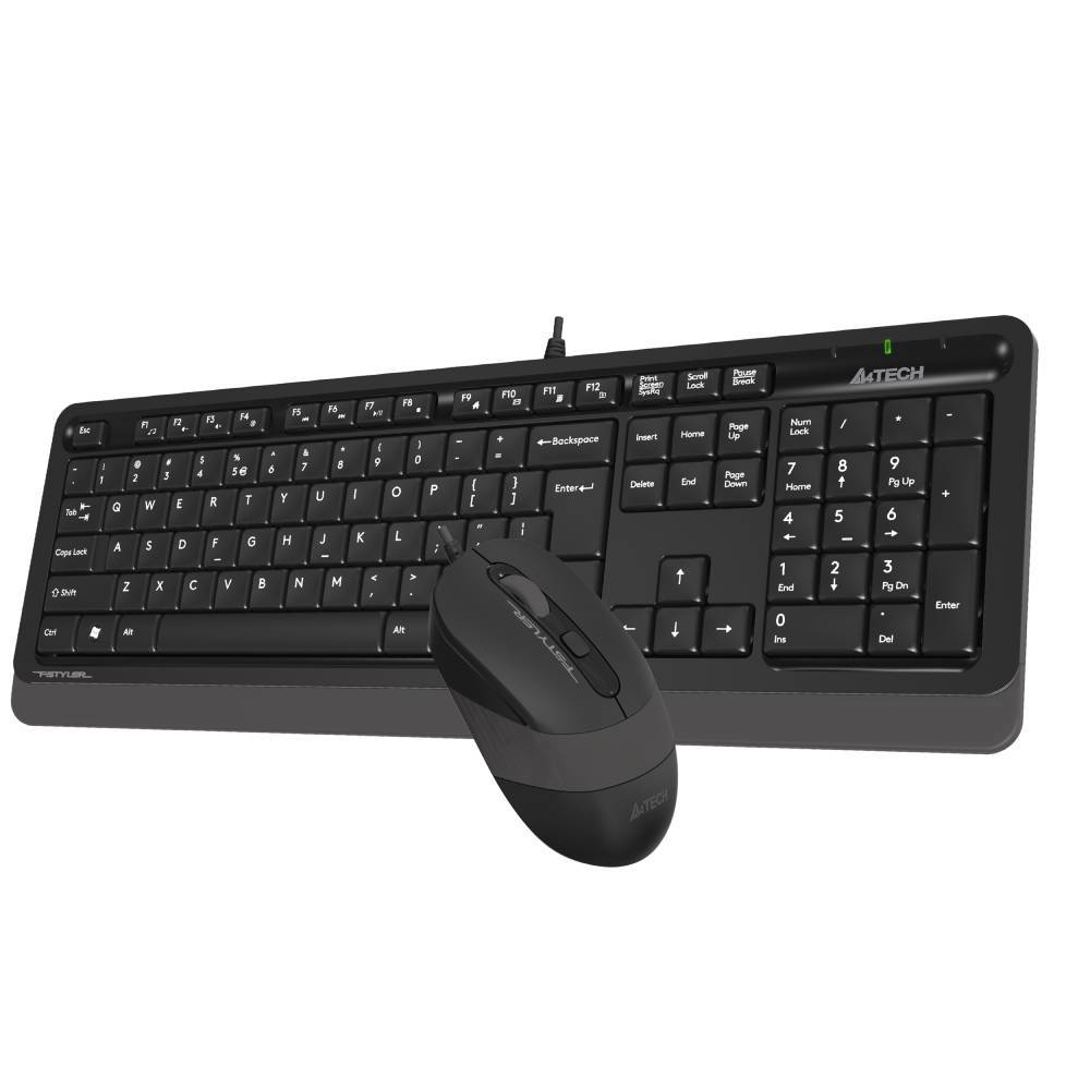 A4 Tech Fstyler F1010 Gri Türkçe Q Klavye Mouse Set