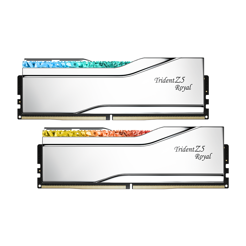 GSKILL 32GB (2x16GB) Trident Z5 Royal DDR5 6400Mhz CL30 XMP Dual Kit Ram görsel 1