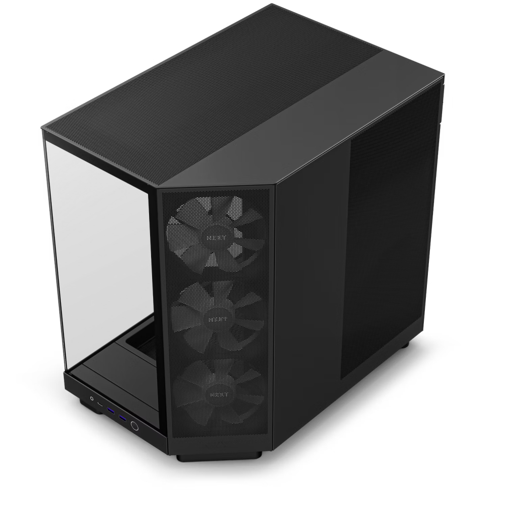NZXT H6 Flow RGB USB 3.2 Siyah ATX Mid Tower Kasa | ITOPYA