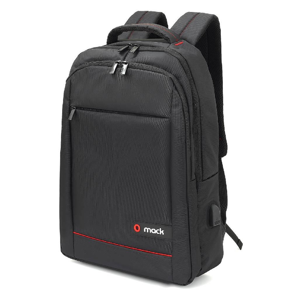 MACK Office 17.3" USB Girişli Siyah Notebook Sırt Çantası