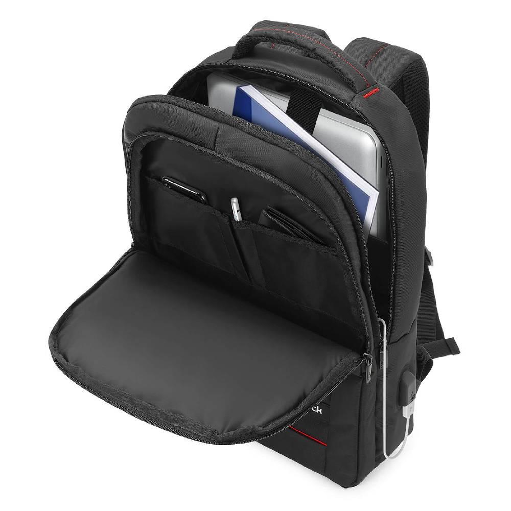MACK Office 15.6" USB Girişli Siyah Notebook Sırt Çantası