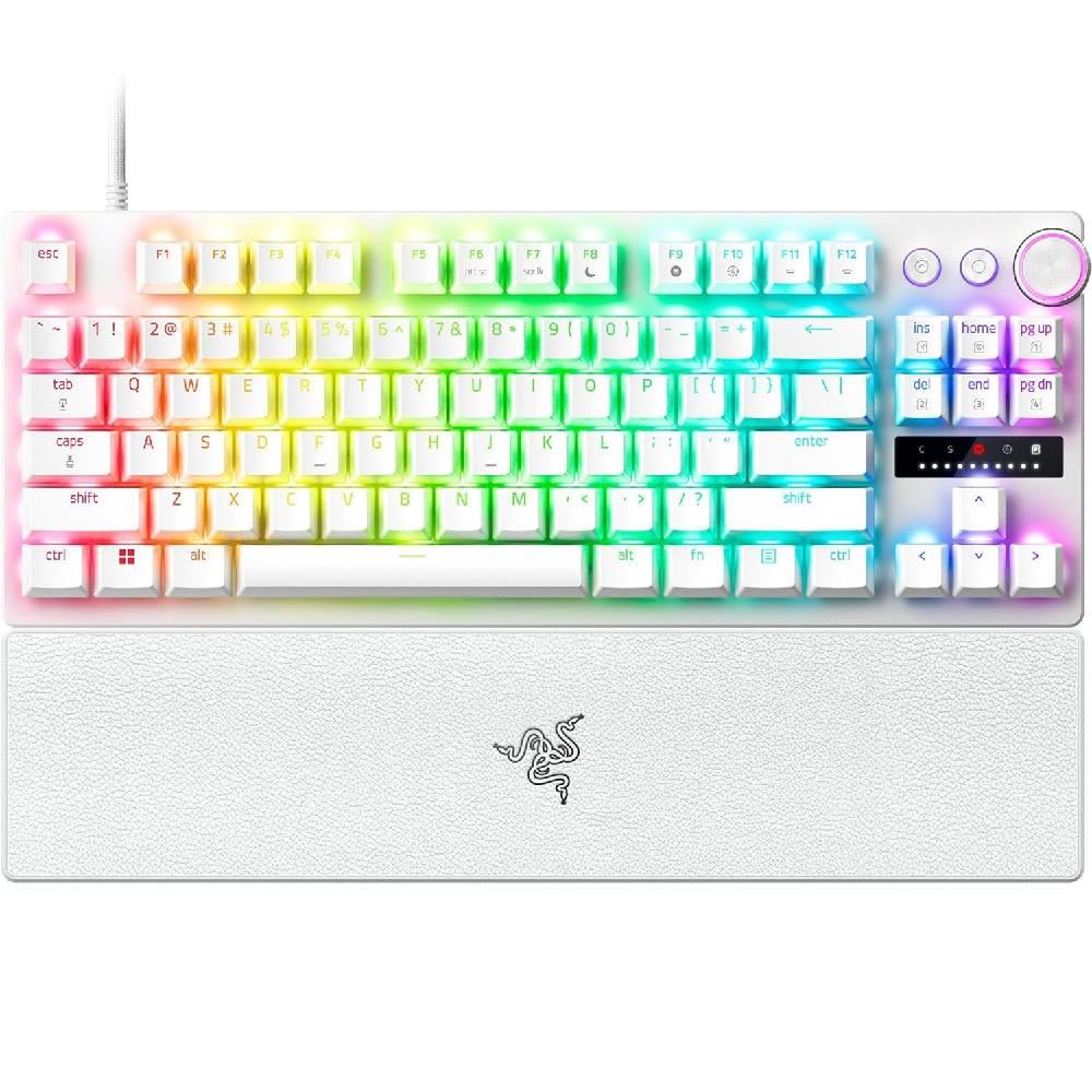 Razer Huntsman V3 Pro TKL Kablolu İngilizce Beyaz Mekanik Gaming Klavye