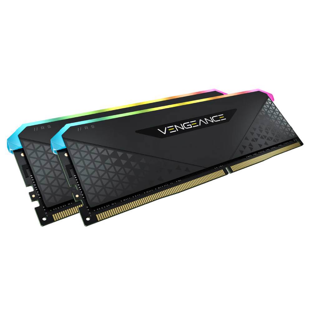CORSAIR 16GB (2x8GB) Vengeance RGB RS Siyah 3200MHz C16 DDR4 XMP Dual Kit Ram