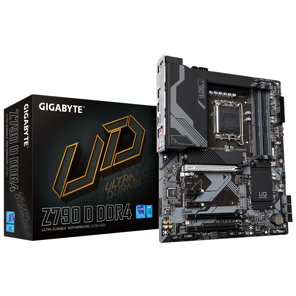 GIGABYTE Z790 D 5333MHz(OC) DDR4 Soket 1700 M.2 HDMI DP ATX Anakart görsel 1