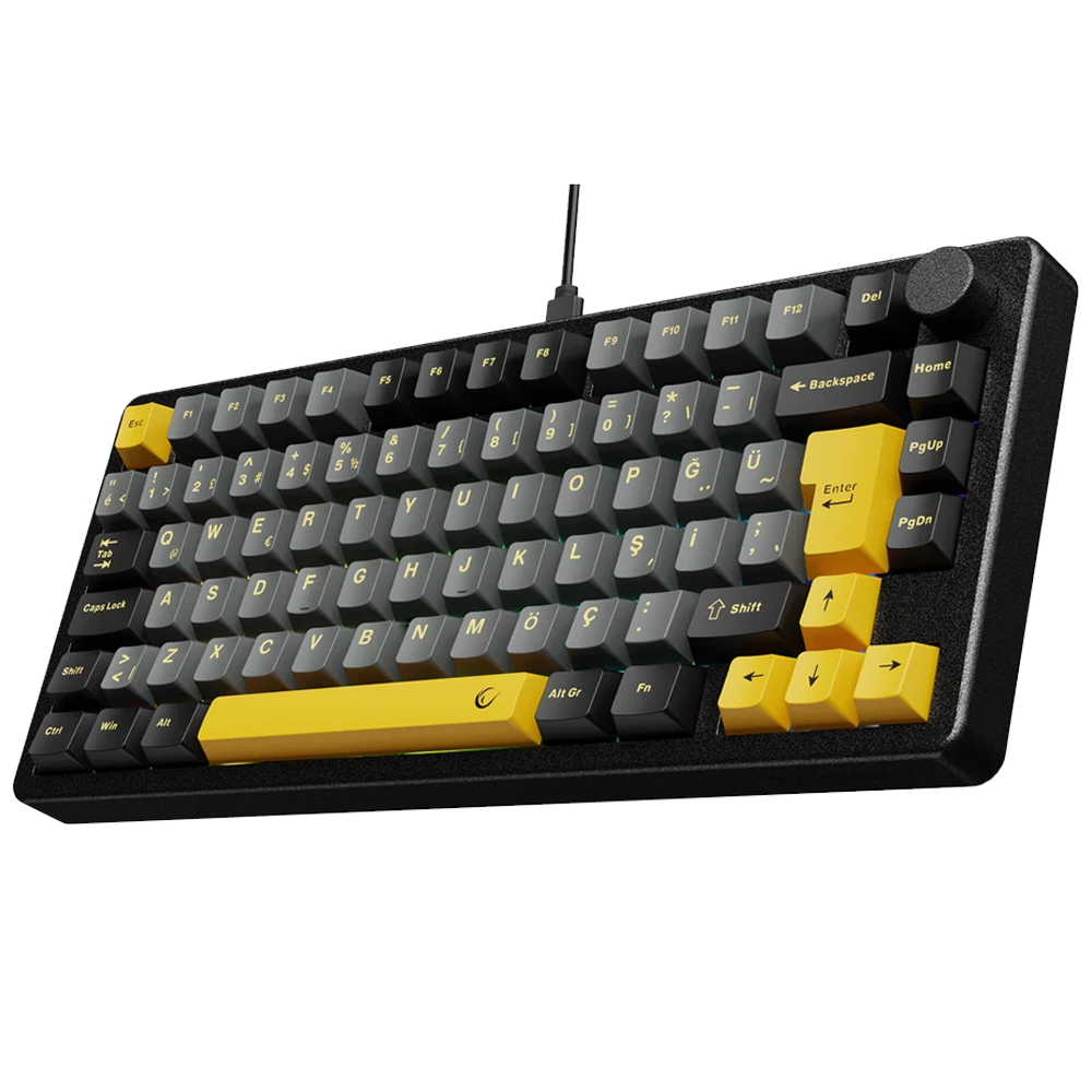 Rampage ZENITH STUG Gateron Switch Siyah RGB Manyetik Gaming Klavye