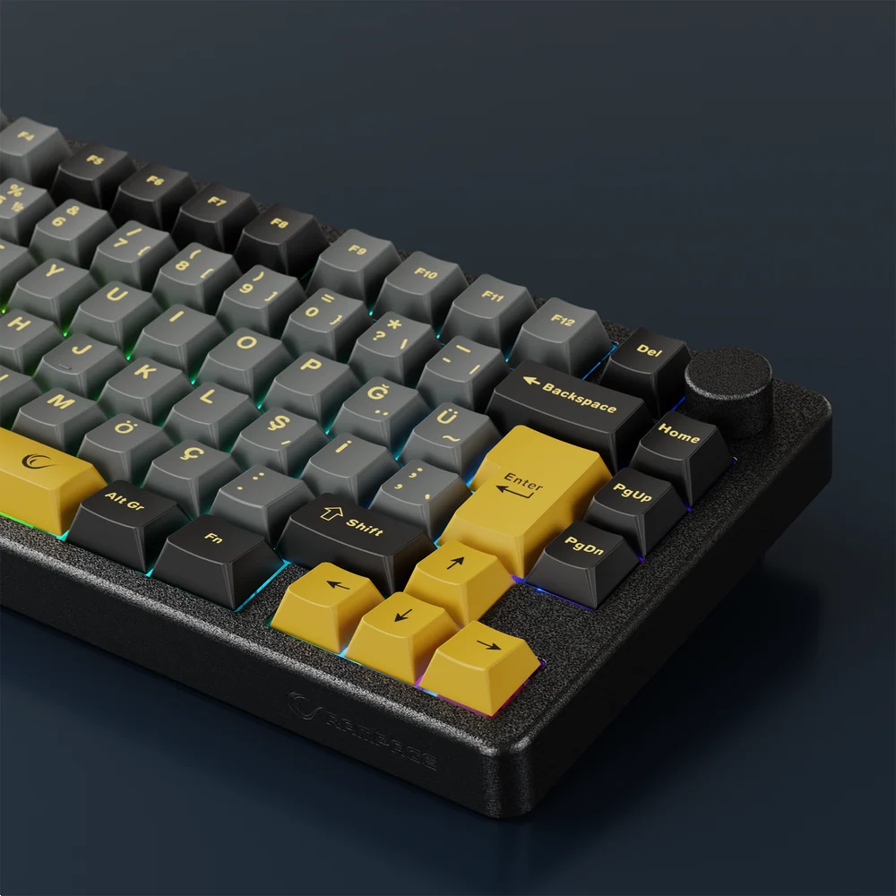 Rampage ZENITH STUG Gateron Switch Siyah RGB Manyetik Gaming Klavye