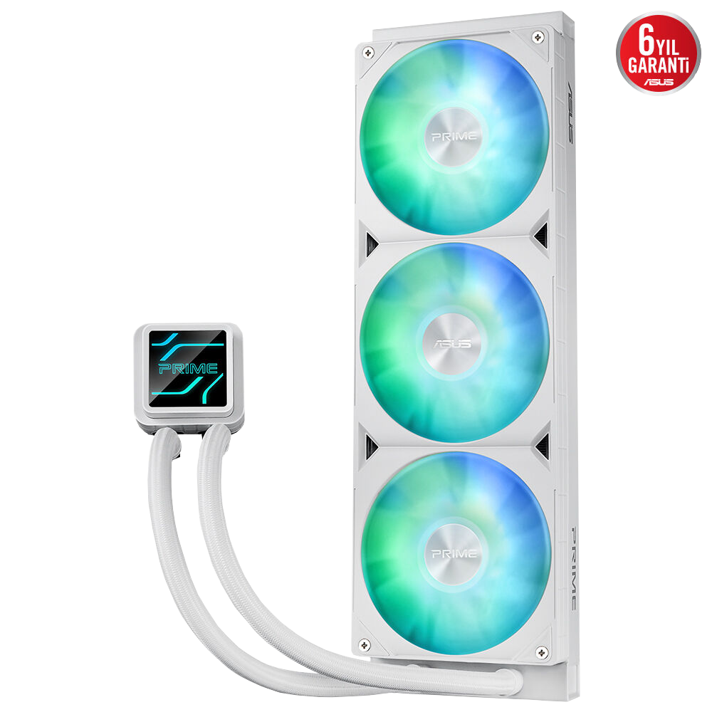 ASUS Prime LC 360 ARGB 360mm Beyaz  İşlemci Sıvı Soğutucu