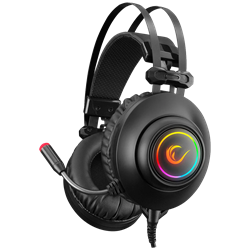 Rampage RM-K1 PULSAR 7.1 Surround RGB Titreşimli Siyah Mikrofonlu Gaming Kulaklık