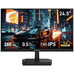 GameBooster GB-25F260FF 24.5'' 260Hz 0.5ms HDMI DP FreeSync Adaptive Sync HDR10 FHD Fast IPS Gaming Monitör