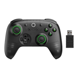 8BitDo Ultimate 2C Hall Effect Kablosuz Transparan Siyah Gamepad