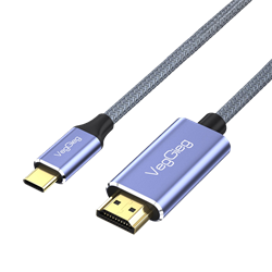 VegGieg 4K 60Hz Type-C HDMI 2.0 Dönüştürücü Kablo 2 Metre