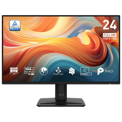 MSI PRO MP243 E14 24" 144Hz 4ms HDMI DP AdaptiveSync HDR Ready FHD IPS Monitör